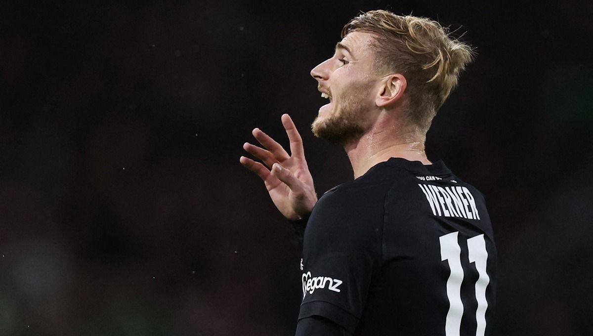 Klub Liga Inggris (Premier League), dikabarkan mendapat tawaran untuk menggaet pemain RB Leipzig, Timo Werner, di bursa transfer. Copyright: © Reuters/Russell Cheyne