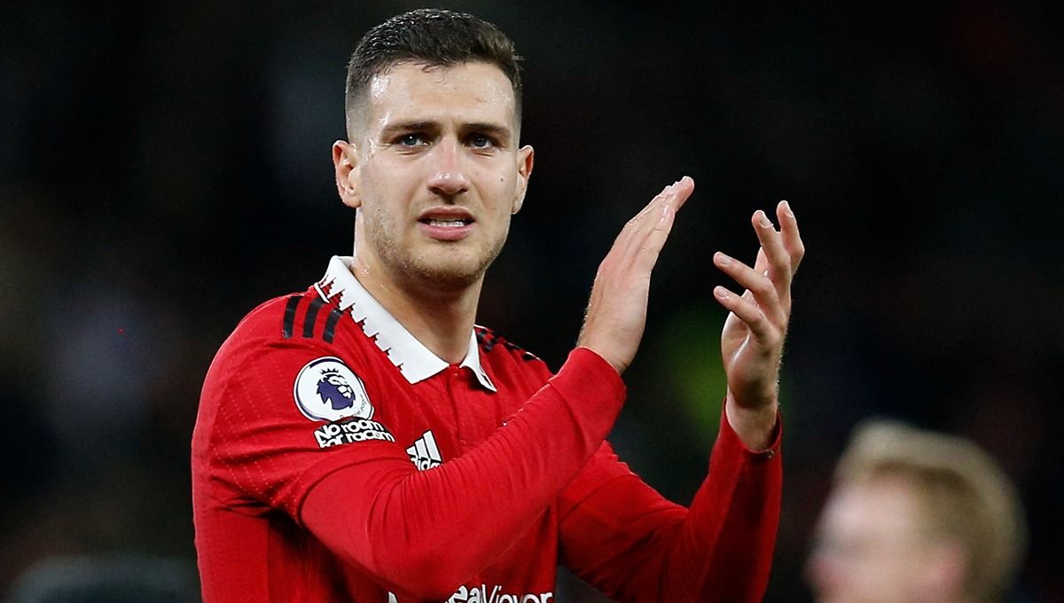 Diogo Dalot, pemain Manchester United. Foto: REUTERS/Craig Brough Copyright: © Reuters/Craig Brough