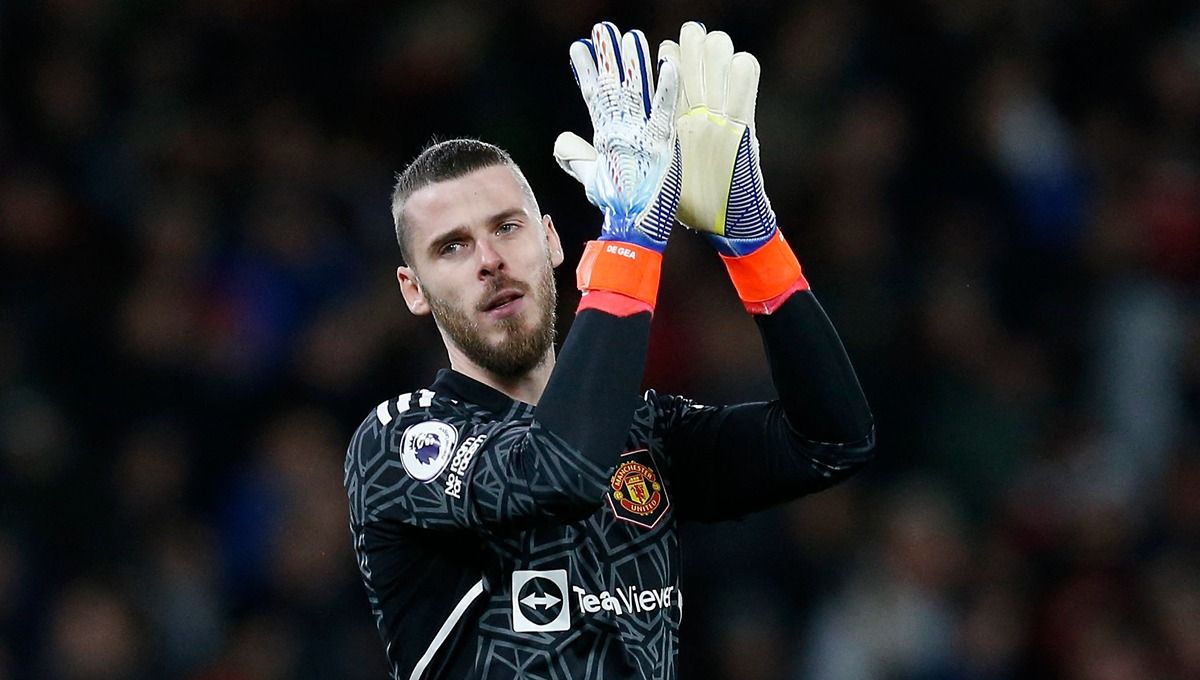 David De Gea sudah semakin menurun, klub Liga Inggris (Premier League), Manchester United, incar kiper Benfica yang tengah naik daun, Odysseas Vlachodimos. Copyright: © Reuters/Craig Brough