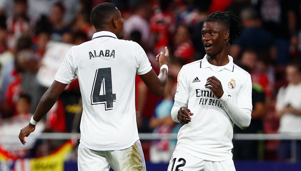 Eduardo Camavinga (kanan), pemain Real Madrid. Foto: REUTERS/Violeta Santos Moura Copyright: © Reuters/Violeta Santos Moura