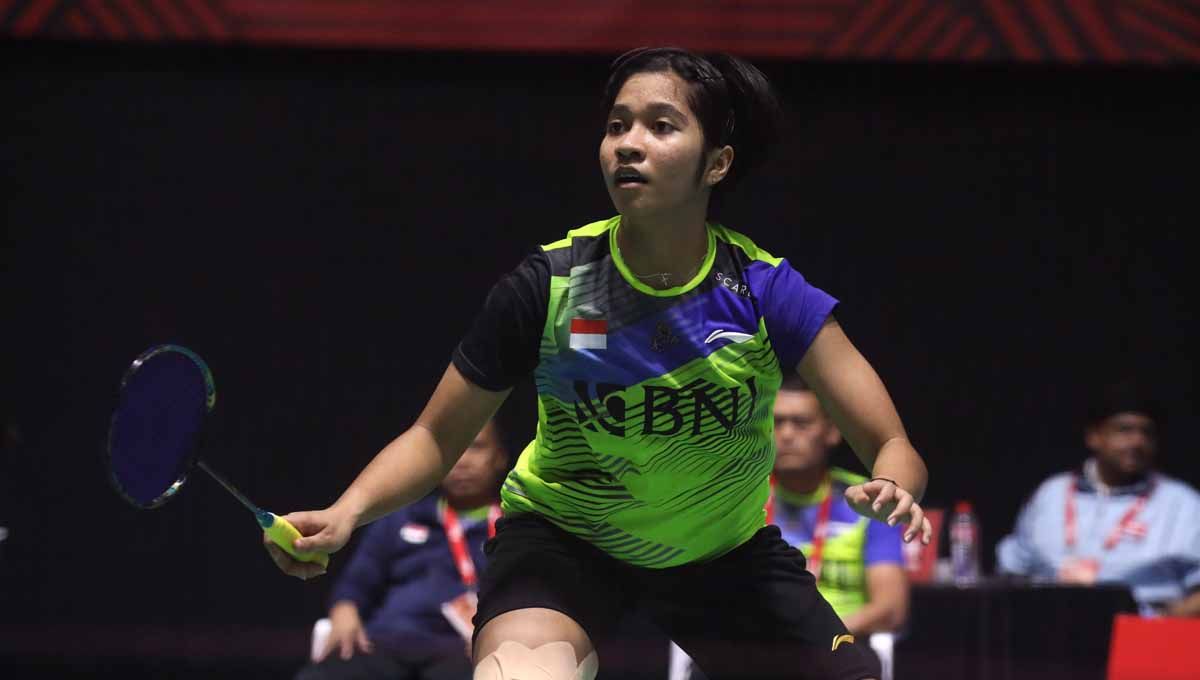 Tunggal Putri Indonesia, Ester Nurumi Tri Wardoyo akan langsung dihadapkan dengan wakil Israel, Ksenia Olegovna Polikarpova di Orleans Masters 2023. (Foto: PBSI) Copyright: © PBSI