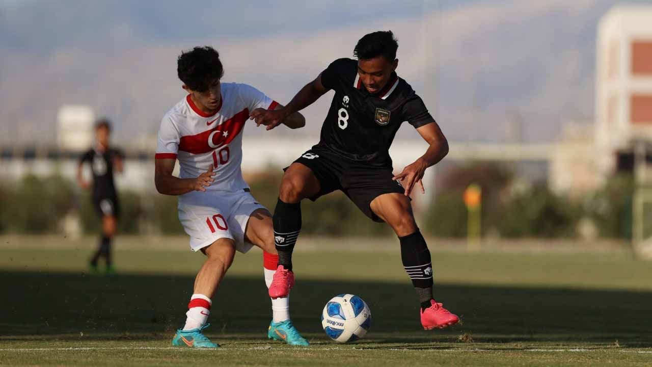 Pertandingan antara Timnas Indonesia U-20 vs Turki U-20. (Foto: PSSI) Copyright: © PSSI