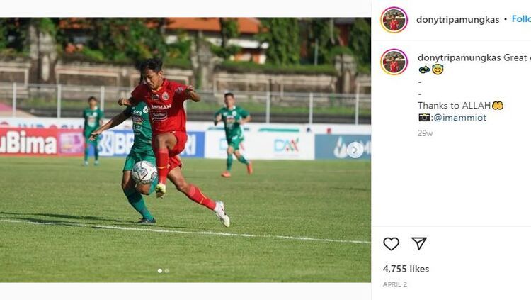 Dony Tri Pamungkas, pemain muda Persija Jakarta di Timnas Indonesia U-20 Copyright: © @imammiot/Persija Jakarta