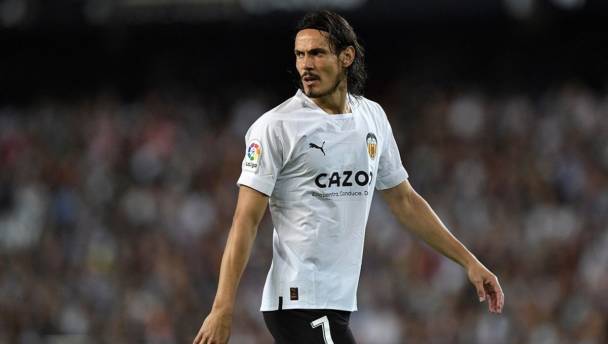 Edinson Cavani, pemain Valencia. Foto: REUTERS/Pablo Morano Copyright: &copy; Reuters/Pablo Morano