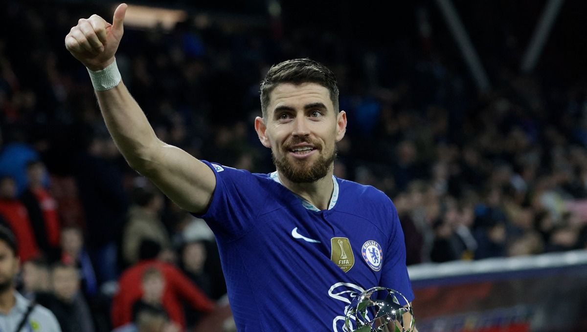 Jorginho, pemain Chelsea. Foto: REUTERS/Leonhard Foeger Copyright: © Reuters/Leonhard Foeger