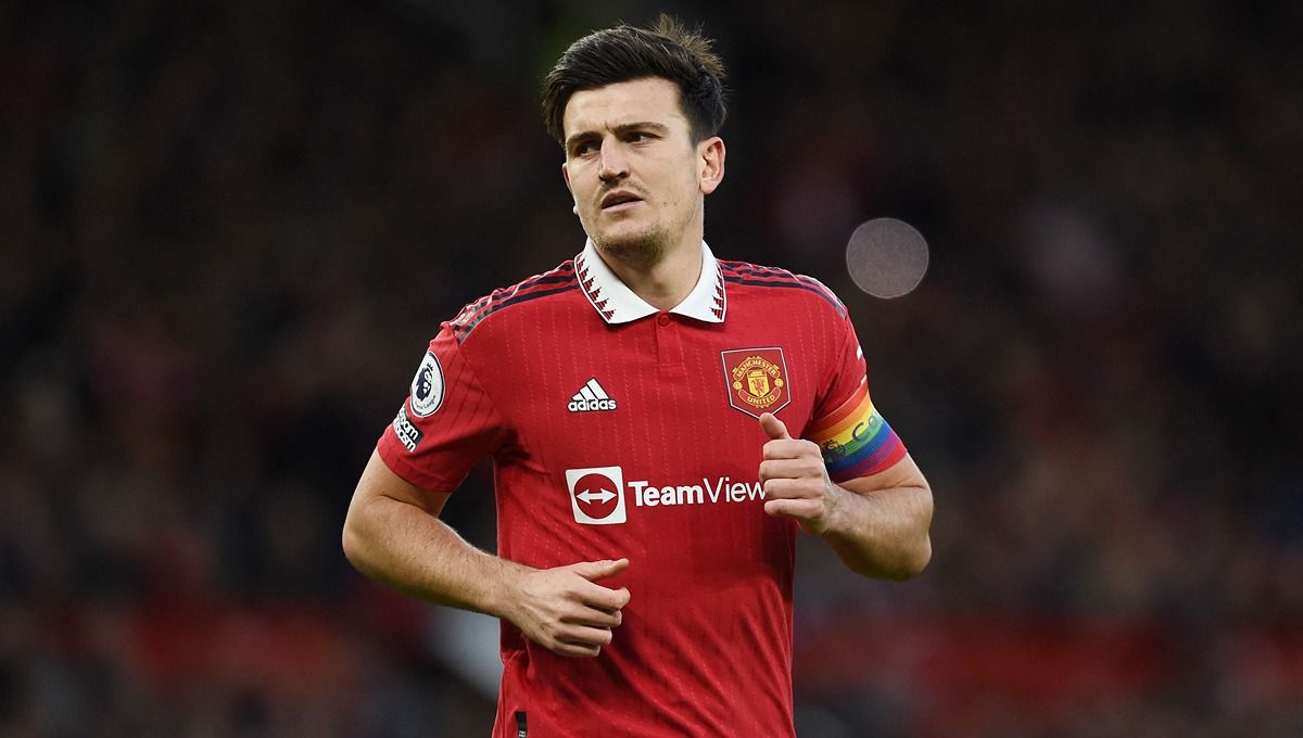 Harry Maguire, pemain Manchester United. Foto: REUTERS/Peter Powell. Copyright: © Reuters/Peter Powell