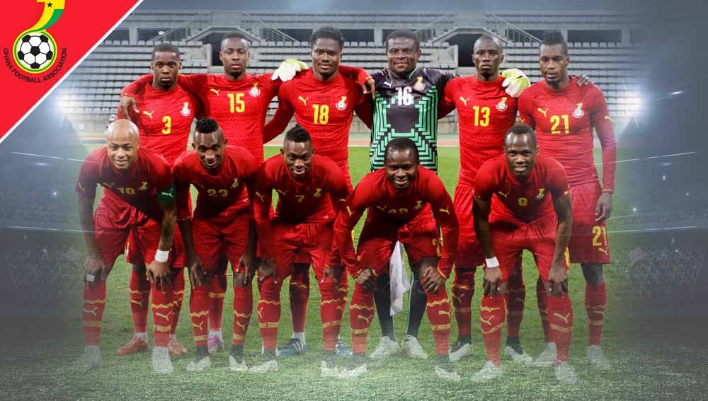 Berikut profil tim Piala Dunia 2022, yakni Ghana selaku salah satu wakil Afrika yang coba ulangi kenangan manis di edisi 2010. (Foto: wikimedia.org) Copyright: © Grafis: Yuhariyanto/INDOSPORT