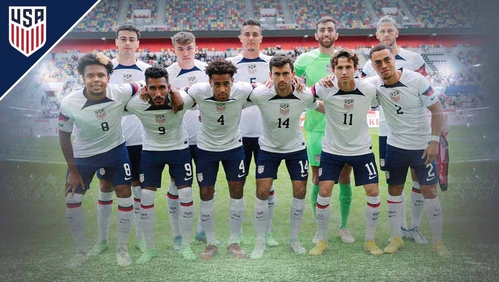 Berikut profil tim Piala Dunia 2022 dari grup B, yakni Amerika Serikat yang siap mengguncangkan jagat dengan generasi emasnya.(Foto: Instagram@usmnt) Copyright: © Grafis: Yuhariyanto/INDOSPORT