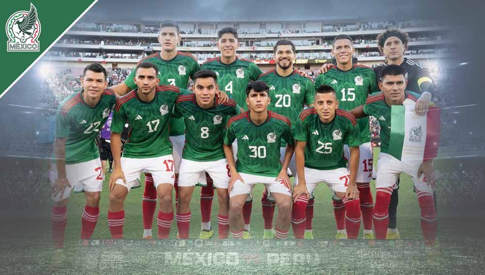 Profil Timnas Meksiko Piala Dunia Qatar 2022. (Foto: Instagram@miseleccionmx) Copyright: © Grafis: Yuhariyanto/INDOSPORT
