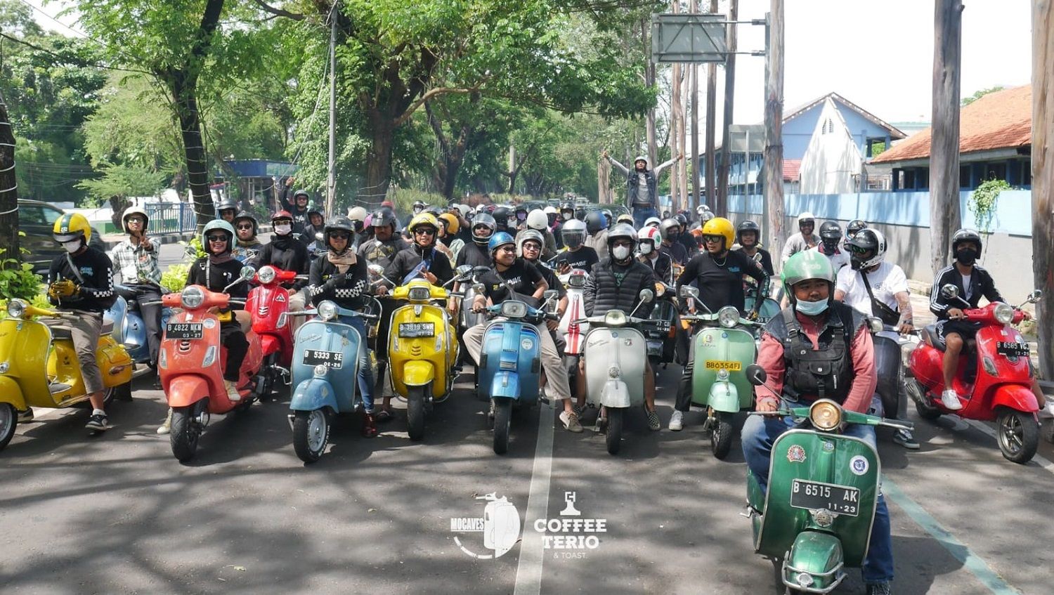Moca Vespa, Komunitas Motor Vespa Modern dan Classic di Kabupaten Tangerang Copyright: © Moca Vespa