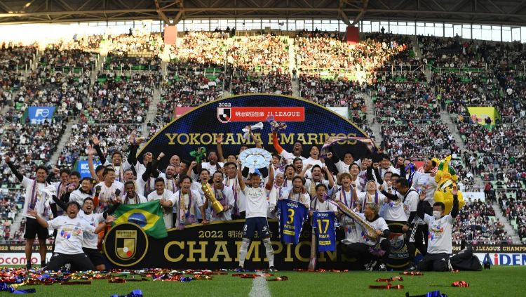 Klub Yokohama F Marinos berhasil menjadi juara Liga Jepang musim 2022. Copyright: © Dok. J-League