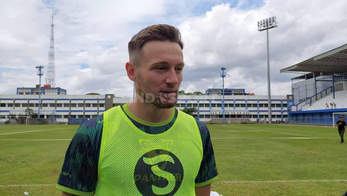 Gelandang Persib Bandung, Marc Klok. Copyright: © Arif Rahman/INDOSPORT