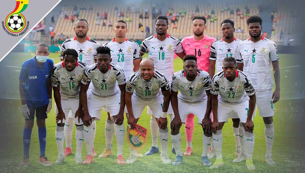 Timnas Ghana. (Foto: REUTERS/Thaier Al-Sudani) Copyright: © Grafis: Yuhariyanto/INDOSPORT