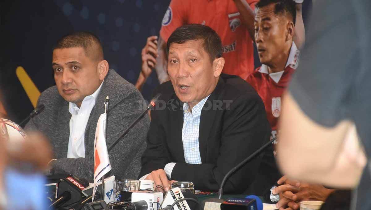 Direktur Utama PT Liga Indonesia Baru (LIB) Ferry Paulus mengkonfirmasi Arema FC mengajukan dua stadion untuk Liga 1 2023-2024. Copyright: © Herry Ibrahim/INDOSPORT