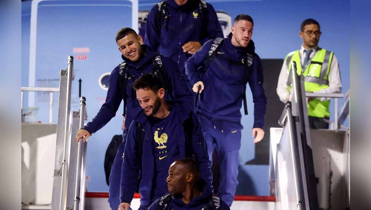 Timnas Prancis, peserta Piala Dunia Qatar 2022. (Foto: REUTERS/Hannah Mckay) Copyright: © REUTERS/Hannah Mckay