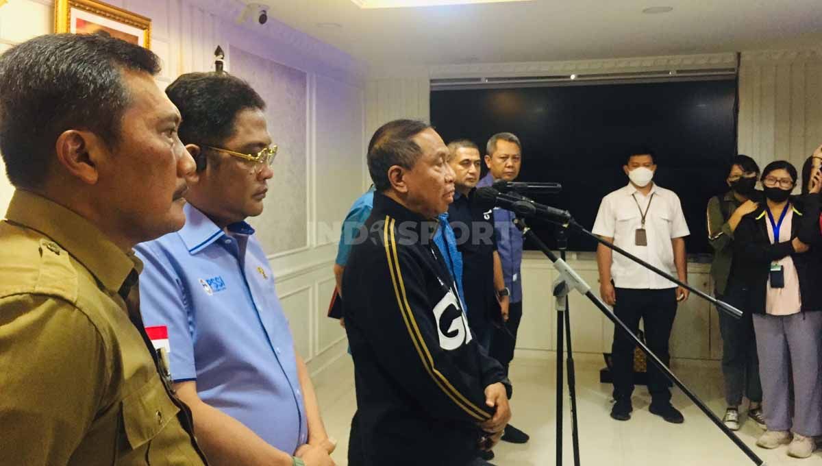 Menpora Zainudin Amali segera melakukan pertemuan dengan Kapolri, Jenderal Listyo Sigit Prabowo guna membicarakan perihal kelanjutan Liga 1. Copyright: © Petrus Manus Da'Yerimon/INDOSPORT