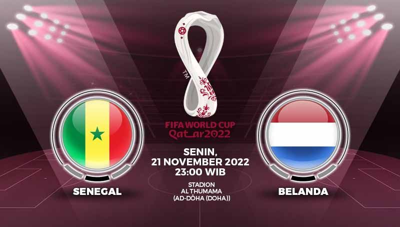 Prediksi pertandingan antara Senegal vs Belanda di Piala Dunia Qatar 2022. Copyright: © Grafis: Yuhariyanto/INDOSPORT
