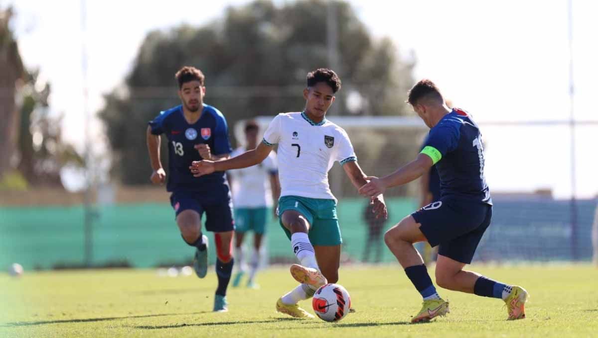 Pertandingan Uji coba Timnas Indonesia U-20 vs slovakia U-20. (Foto: PSSI) Copyright: © PSSI