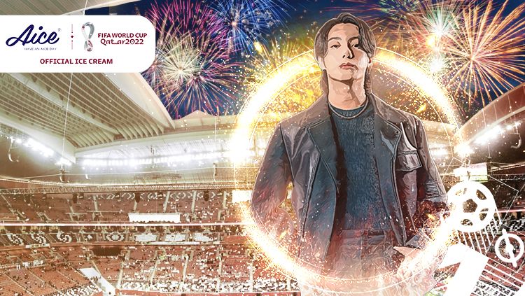 Penyanyi asal Korea Selatan yakni Jungkook BTS baru saja tampil memesona dalam opening ceremony Piala Dunia 2022 Qatar. Copyright: © Al Ridho Jevin Saputra/INDOSPORT