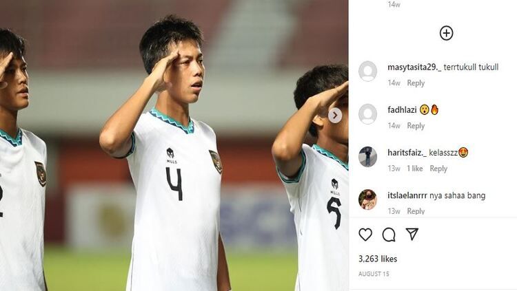 Berikut adalah profil pemain Garuda Select 5, Mohamad Andre Pangestu, bek jangkung kebangaan Bali, jebolan Bali United U-16 dan Timnas Indonesia U-16. Copyright: © PSSI/Instagram @andrepngstu_