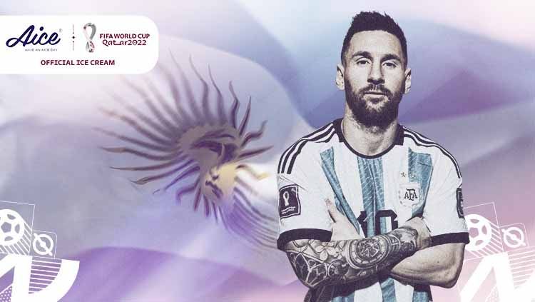 Perjalanan Lionel Messi dan Argentina di Piala Dunia. (Foto: Hendro Hardiyanto) Copyright: © Hendro Hardiyanto/INDOSPORT