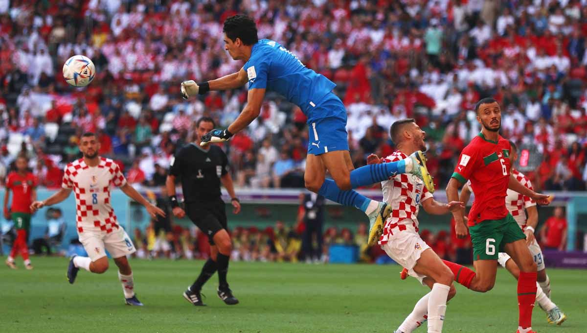 Jelang laga perebutan juara ketiga Piala Dunia 2022, ada catatan menarik dari grup F yang diisi oleh dua tim yang akan berlaga, Kroasia dan Maroko. (Foto: REUTERS/Pedro Nunes) Copyright: © REUTERS/Pedro Nunes