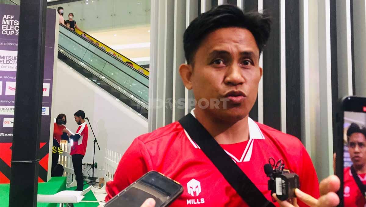 Eks timnas Indonesia, Ilham Jaya Kusuma. Copyright: © Petrus Manus Da'Yerimon/INDOSPORT