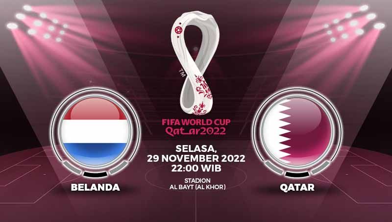 Berikut ini prediksi Piala Dunia 2022 antara Belanda vs Qatar yang akan digelar pada Selasa (29/11/22), pukul 22.00 WIB. Copyright: © Grafis: Yuhariyanto/INDOSPORT