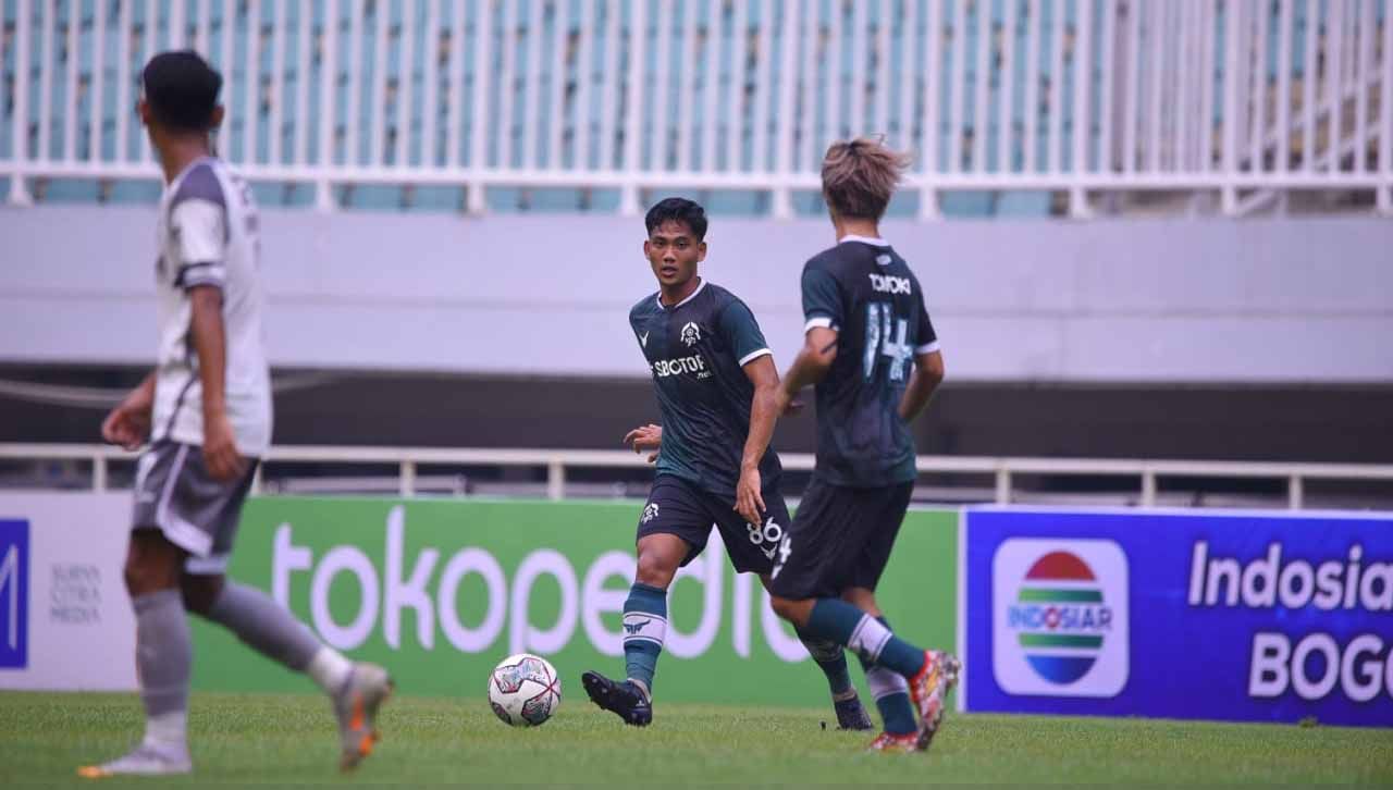 Uji coba Persikabo 1973 vs Persib Bandung di Stadion Pakansari, Minggu (27/11/22). (Foto: MO Persikabo) Copyright: © MO Persikabo