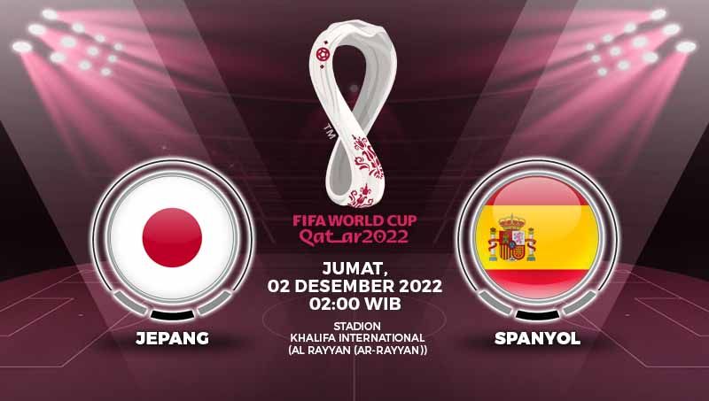 Berikut link live streaming Piala Dunia 2022 antara Jepang vs Spanyol yang mana Samurai Biru tidak boleh kalah dalam laga ini. Copyright: © Grafis: Yuhariyanto/INDOSPORT