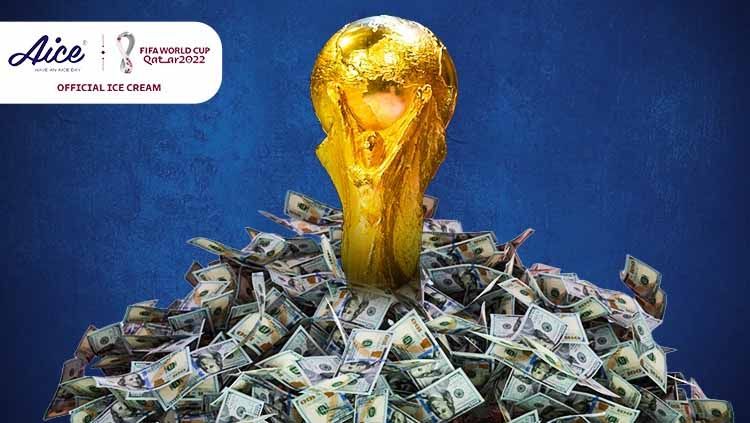 FIFA mengalokasikan hadiah uang yang cukup besar untuk negara-negara peserta di Piala Dunia 2022. (Foto: Al Ridho Jevin Saputra/INDOSPORT) Copyright: © Al Ridho Jevin Saputra/INDOSPORT