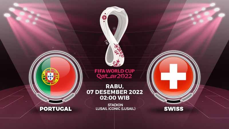 Prediksi pertandingan antara Portugal vs Swiss (Piala Dunia Qatar 2022). Copyright: © Grafis: Yuhariyanto/INDOSPORT