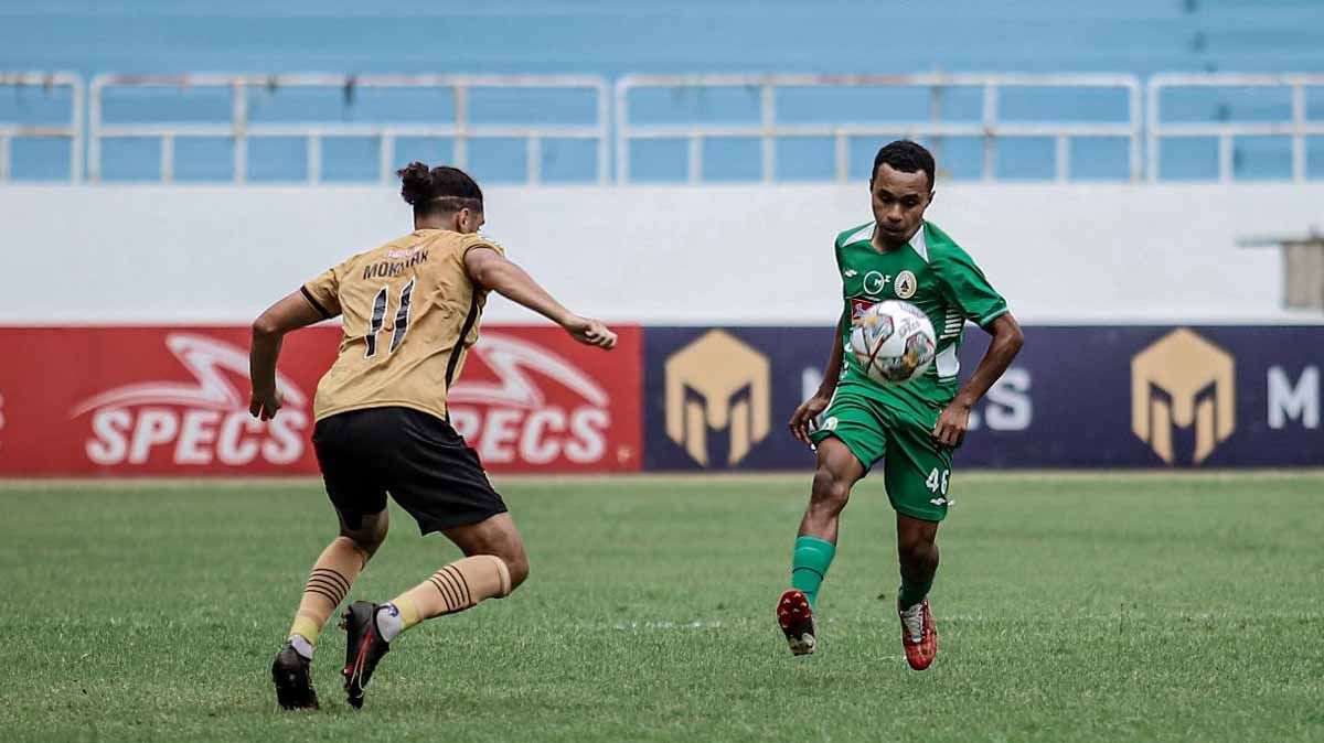 Laga Bhayangkara FC melawan PSS Sleman di Stadion Jatidiri Semarang, Senin (5/12/22). (Foto: PSS Sleman) Copyright: © PSS Sleman