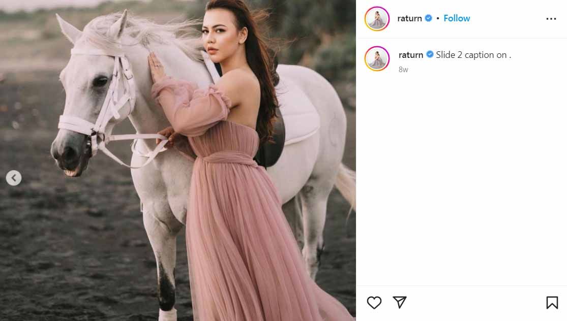 Ratu Rizky Nabila, mantan istri Alfath Fathier. (Foto: Instagram@raturn) Copyright: © Instagram@raturn