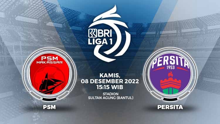 Prediksi pertandingan antara PSM Makassar vs Persita Tangerang (BRI Liga 1). Copyright: © Grafis: Yuhariyanto/INDOSPORT