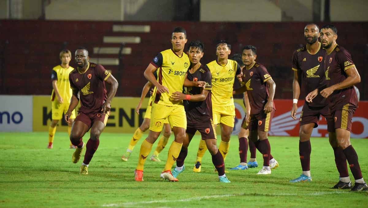 Laga antara PSM Makassar vs Persikabo 1973 di Stadion Sultan Agung, Bantul, Selasa (06/12/22). (Foto: MO Persikabo) Copyright: © MO Persikabo