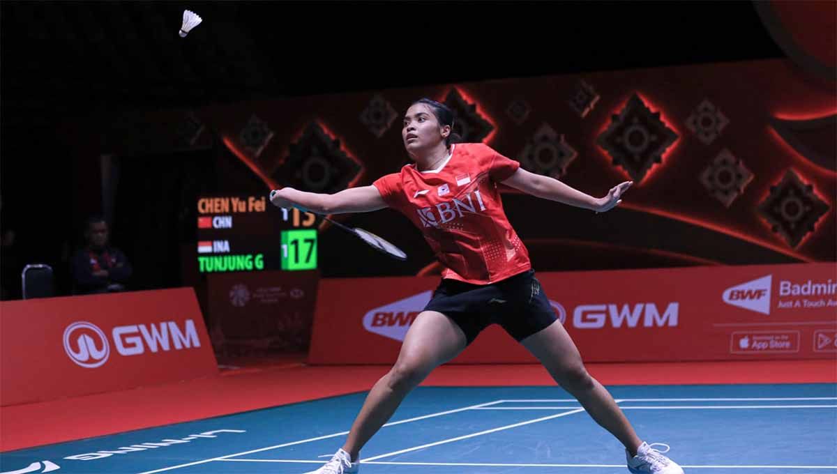 Gregoria Mariska Tunjung di BWF World Tour Finals 2022. (Foto: PBSI) Copyright: © PBSI