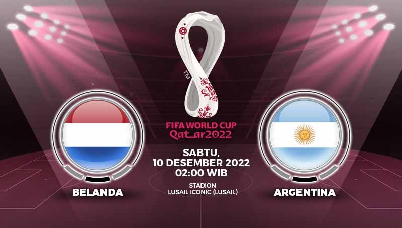 Prediksi pertandingan babak perempatfinal Piala Dunia 2022 antara Belanda vs Argentina, Sabtu (10/12/22) dini hari WIB, di mana laga ini juga disebut sebagai final kepagian demi tiket semifinal. Copyright: © Grafis: Yuhariyanto/INDOSPORT