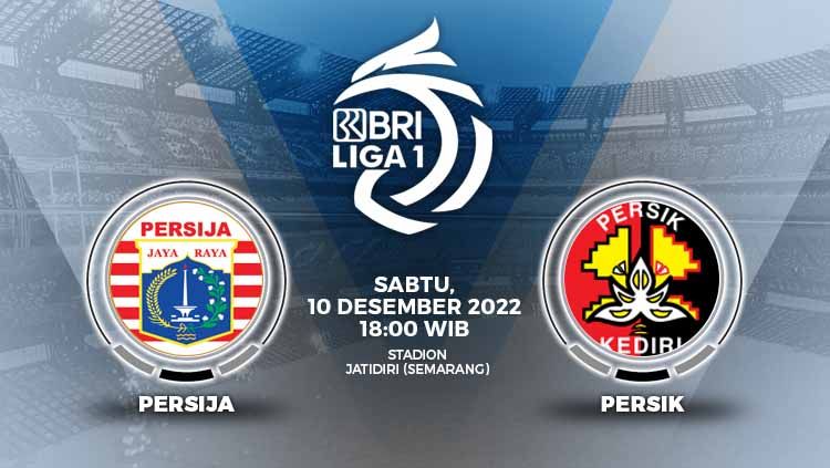 Prediksi pertandingan antara Persija Jakarta vs Persik Kediri (BRI Liga 1). Copyright: © Grafis: Yuhariyanto/INDOSPORT