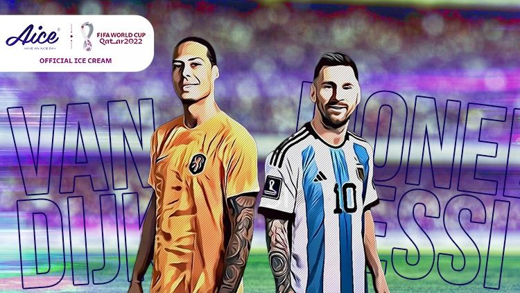 Virgil van Dijk meminta rekan setimnya waspadai Argentina dan Lionel Messi di laga Piala Dunia 2022. Copyright: © Al Ridho Jevin Saputra/INDOSPORT