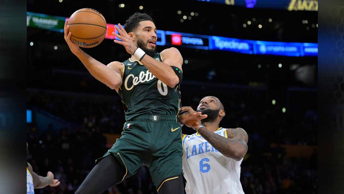 Pertandingan NBA antara Los Angeles Lakers vs Boston Celtics. (Foto: REUTERS/Jayne Kamin-Oncea) Copyright: © REUTERS/Jayne Kamin-Oncea