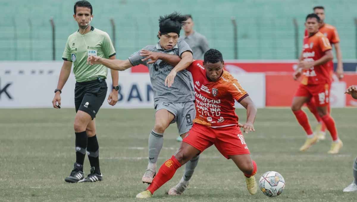 Pertandingan antara Bali United vs Borneo FC pada BRI Liga 1 di Stadion Sultan Agung, Bantul, Kamis (15/12/22). (Foto: Bali United) Copyright: © Bali United