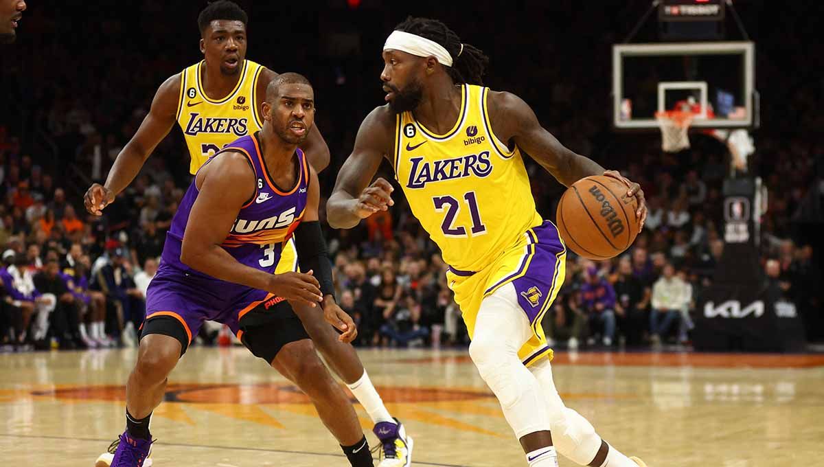 Pertandingan NBA antara Phoenix Suns vs Los Angeles Lakers. (Foto: REUTERS/Mark J. Rebilas) Copyright: © REUTERS/Mark J. Rebilas