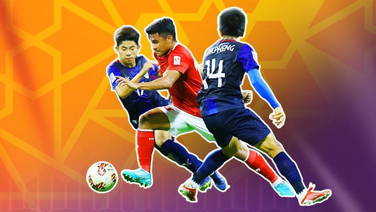 Kebobolan 80 gol, Kamboja menjadi tim Asia Tenggara paling ngenes tiap kali berjumpa Timnas Indonesia. Copyright: © Hendro/INDOSPORT