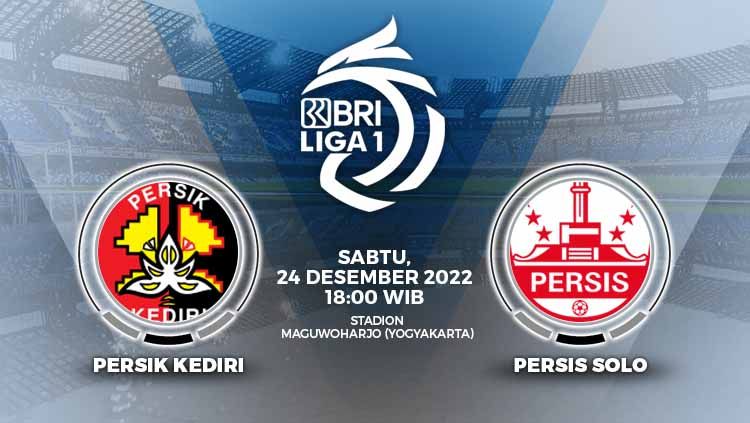 Prediksi pertandingan antara Persik Kediri vs Persis Solo (BRI Liga 1). Copyright: © Grafis: Yuhariyanto/INDOSPORT