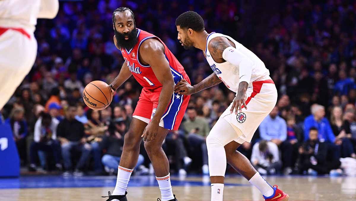 Pertandingan NBA antara Philadelphia 76ers vs Los Angeles Clippers. (Foto: REUTERS/Kyle Ross) Copyright: © REUTERS/Kyle Ross