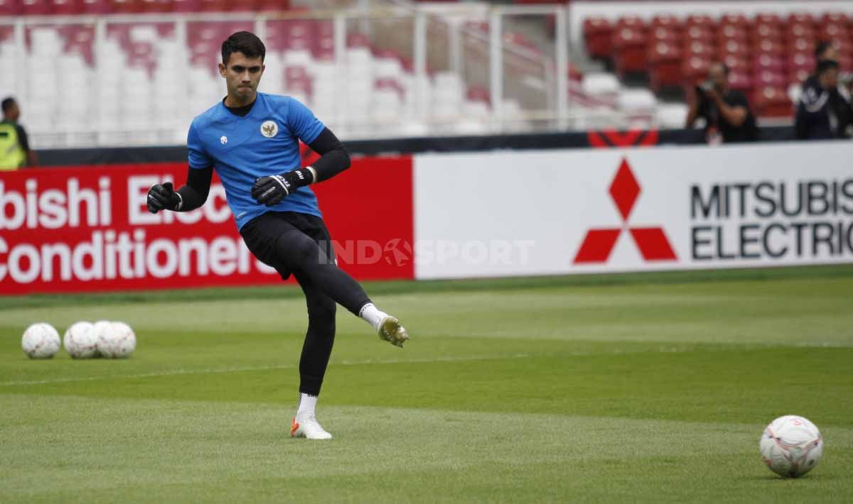 Official training Timnas Indonesia jelang laga ketiga fase grup Piala AFF 2022 melawan Thailand di stadion GBK, Rabu (28/12/22). Copyright: © Herry Ibrahim/INDOSPORT