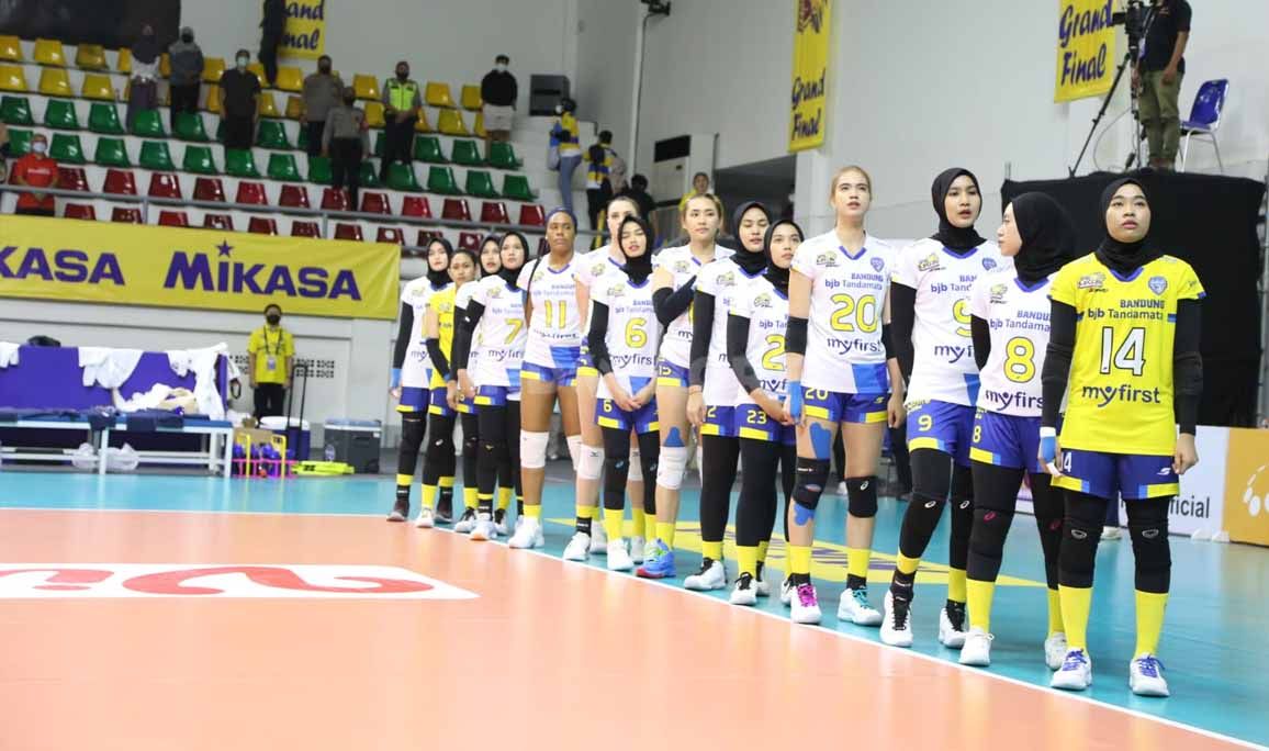 Tim Bandung BJB Tandamata siap pertahanan gelar juara di Proliga 2023. (Media officer Bandung BJB Tandamata) Copyright: © Media officer Bandung BJB Tandamata