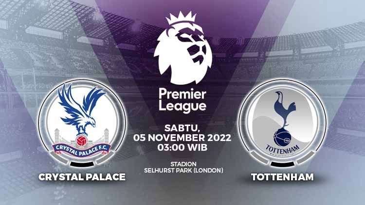 Antonio Conte akan bertandang ke markas Crystal Palace. Berikut link live streaming Crystal Palace vs Tottenham Hotspur di Liga Inggris (Premier League) 2022/23. Copyright: &copy; Grafis: Yuhariyanto/INDOSPORT