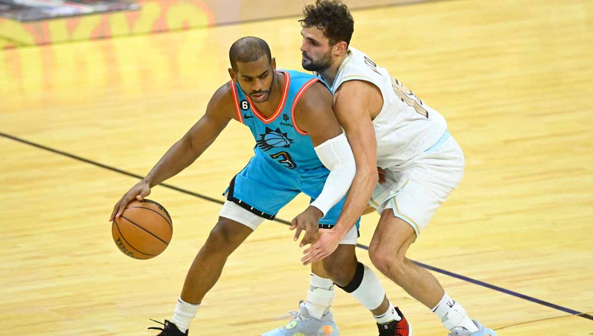 Pertandingan NBA antara Cleveland Cavaliers vs Phoenix Suns. (Foto: REUTERS/David Richard) Copyright: © REUTERS/David Richard